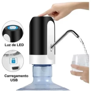 Bomba Automática Para Garrafão de Água Mineral - Encha Copos com um Clique - Imagem 5