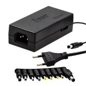 Fonte Carregador Universal Para Notebook - Com 8 Pinos Adaptadores (Bivolt) - Imagem 1