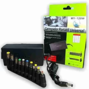 Fonte Carregador Universal Para Notebook - Com 8 Pinos Adaptadores (Bivolt) - Imagem 3
