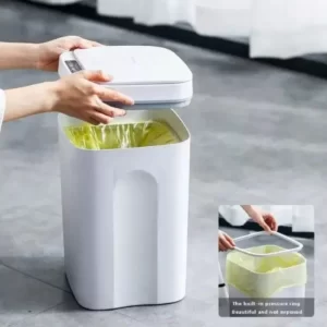 Lixeira Inteligente Premium com Sensor de Movimento - Abertura Automática e Silenciosa - Imagem 4