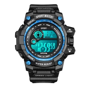 Relógio Masculino Digital Sport Militar - Resistente ao Choque e À Prova D'água - Imagem 9