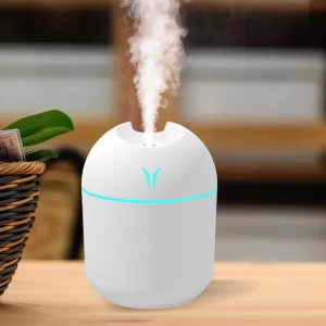 250ML USB Mini Air Humidifier Aroma Essential Oil Diffuser For Home Car Ultrasonic Mute Mist Maker Diffuser with LED Color Lamp - Imagem 8