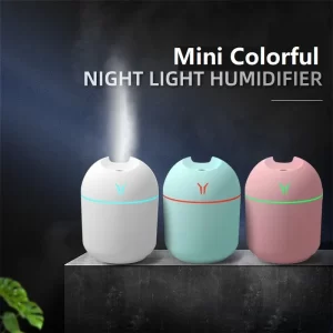 250ML USB Mini Air Humidifier Aroma Essential Oil Diffuser For Home Car Ultrasonic Mute Mist Maker Diffuser with LED Color Lamp - Imagem 6