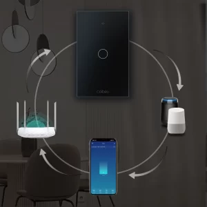 Interruptor Inteligente Touch Wi-Fi 1 2 3 4 Teclas – Painel de Vidro – App Tuya e Alexa - Imagem 5