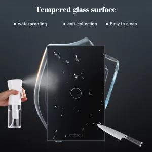 Interruptor Inteligente Touch Wi-Fi 1 2 3 4 Teclas – Painel de Vidro – App Tuya e Alexa - Imagem 3