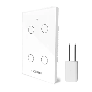 Interruptor Inteligente Touch Wi-Fi 1 2 3 4 Teclas – Painel de Vidro – App Tuya e Alexa - Imagem 7