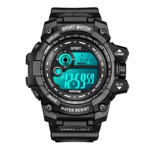 Relógio Masculino Digital Sport Militar - Resistente ao Choque e À Prova D'água - Imagem 5