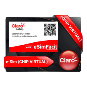 E-sim E-Chip operadora Claro + recarga + promoção - Imagem 1
