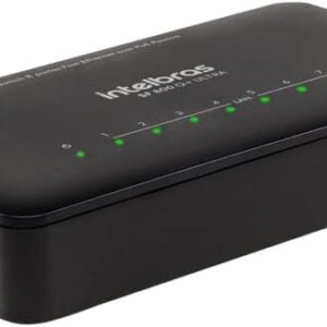 Switch 8 Portas Fast Ethernet SF 800 Q+ Preto Intelbras - Imagem 3