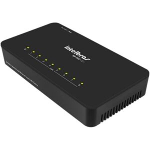 Switch 8 Portas Fast Ethernet SF 800 Q+ Preto Intelbras - Imagem 2