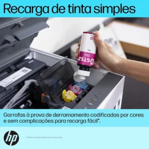 Impressora Multifuncional HP Smart Tank 724 Tanque de Tinta Colorida Wi-Fi Scanner Duplex Branco (2G9Q2A) - Imagem 2
