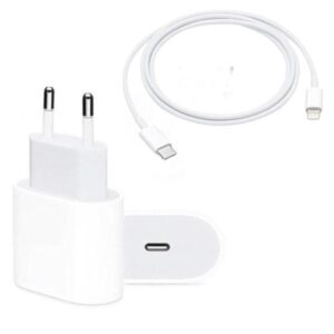 Carregador Turbo 20w Completo Lightning Compatível com iPhone XR 11 12 13 14 Pro e Pro Max Fonte e Cabo Bivolt - Agold - Imagem 3