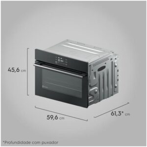 Forno de Embutir Elétrico Electrolux 50L Experience Air Fryer, PerfectCook360 e Painel Touch (OE5EA) - Imagem 2