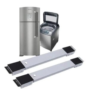 Base Suporte Com Rodinhas Para Geladeira Fogão Maquina De Lavar Sofá Móvel - Jodi - Imagem 3