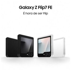 Smartphone Samsung Galaxy Z Flip7 FE 128GB Preto 5G 8GB RAM Tela 6,7" Câm. Dupla de 50MP Galaxy AI - Imagem 2