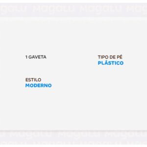 Kit Mesa de Cabeceira Moderno Éden Caemmun - Imagem 4