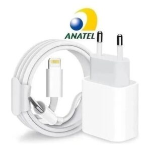 Carregador Turbo 30w Compatível com iPhone 11 12 13 14 Pro e Pro Max Cabo UsbC Lightning Bivolt Completo Fonte e Cabo - Agold - Imagem 1