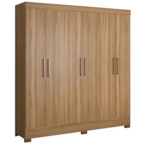 Guarda-roupa Casal 6 Portas 3 Gavetas - Demóbile Prático - Imagem 1