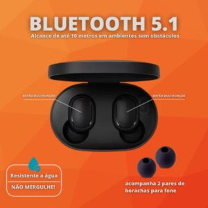 Fone De Ouvido Sem fio Bluetooth Garantia Original Nota Fiscal - 01Smart - Imagem 4