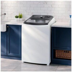 Lavadora de Roupas Electrolux 15kg Cesto Inox 11 Programas de Lavagem Branco Premium Care Jet&Clean e Time Control LEC15 - Imagem 3