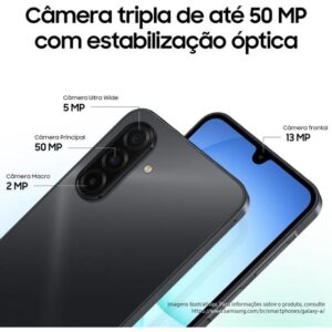 Smartphone Samsung Galaxy A17 256GB 8GB RAM Preto 6,7" Câm. Tripla + Selfie 13MP - Imagem 4