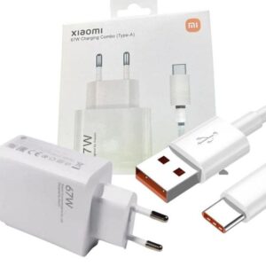 Carregador Turbo 67W Mi Turbo Charger Compatível com Xiaomi Redmi Note 7 8 9 10 11 12 13 14 15 M7 Poco X3 X4 X5 X6 X7 Pro UsbC - Agold - Imagem 1