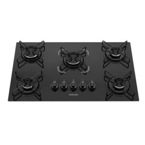 Cooktop Itatiaia Essencial 5 Bocas Vidro Preto Bivolt 3700000193 - Imagem 1