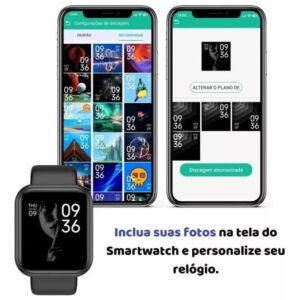 Relógio Smart Watch Digital D20 Masculino / Feminino C/ Fone de Ouvido Sem Fio - 01Smart - Imagem 3