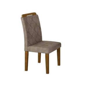 Mesa Alvorada 180 Tp Mdf Vidro canto Reto 6 Cadeiras Rufato - Imagem 2