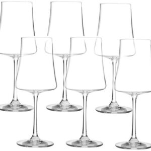 Jogo de Taças para Vinho de Cristal 460ml 6 Peças Haus Concept Pleasure - Imagem 1