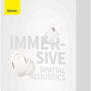 Fone de Ouvido Sem Fio Baseus Encok WM03 50horas V5.3 (Branco) - Imagem 8