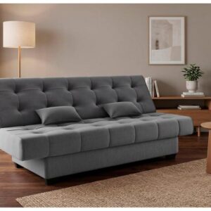 Sofá-cama 3 Lugares Casal Reclinável Veludo Matrix Laila - Imagem 3