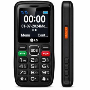 Celular para Idoso LG_G365 4G Teclas Grandes e Lanterna Pretocinza - Imagem 1