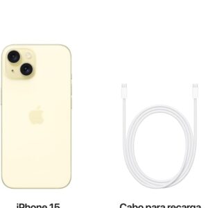 Apple iPhone 15 (128 GB) — Amarelo - Imagem 6