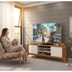 Rack para TV até 75” Bancada 2 Portas EDN Móveis - Legacy - Imagem 2