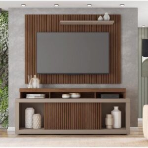 Rack para TV até 70” com Painel 1 Porta Caemmun Aego - Imagem 4