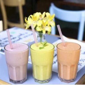 Copo de Vidro 350ml Vitamina Transparentes Drink 12 Unidades - DONA LAURA - Imagem 3