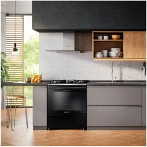 Fogão Brastemp 5 Bocas Preto com Turbo Chama - Mesa de Vidro BFS5VCEUNA - Imagem 4