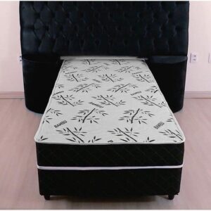 Cama Box Conjugada Solteiro V-Joy de Espuma 50X88X188 - Benfica - Imagem 3