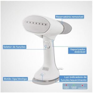 Vaporizador de Roupas Black+Decker Steam & Flip BDV3000 Portátil 200ml com Acessórios - Imagem 3