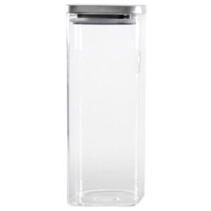Jogo de Porta-Mantimentos de Vidro Quadrado Brinox Lock & Stock 5 Peças - Imagem 3