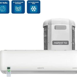 Ar Condicionado Split Inverter Agratto Zen Top 9000 BTU/h Frio ZICST9F - 220 Volts - Imagem 2