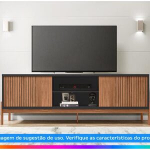 Rack para TV 75” 2 Portas Caemmun Tannen 1. - Imagem 3