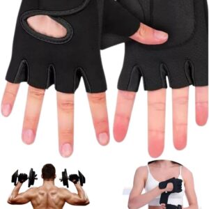 Luva Academia Esporte Treino Musculação Exercícios Neoprene Ajustável Unissex P-GG - Imagem 1