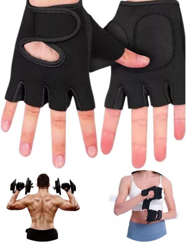 Luva Academia Esporte Treino Musculação Exercícios Neoprene Ajustável Unissex P-GG