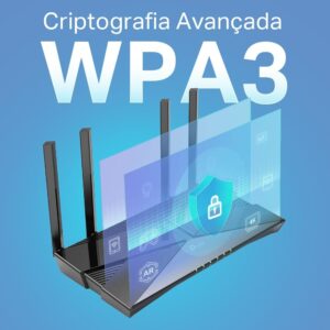 Roteador TP-Link Archer AX53 WiFi 6 Gigabit Dual Band AX3000 porta Gigabit 4x antenas Easy & Mesh One Mesh - Imagem 6