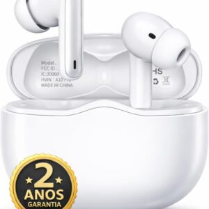 Fone De Ouvido Bluetooh, Sem Fio, Resistente, Compatível Com Todo Celular, Cancelamento Ruído, Bateria Até 16 Horas, Microfone Para Chamadas, Controle Touch, Conecta no Notebook - Linha Premium - Imagem 1