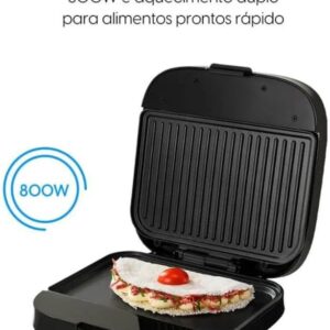 Sanduicheira Elgin Duo Time, Preto | 42san, 800w, 127v - Imagem 3