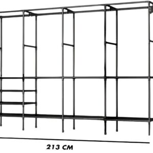 Organizador De Roupas Aberto 4 Colunas | Closet, Desmontável - Imagem 2