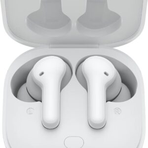 Qcy Fone De Ouvido Sem Fio T13 TWS Bluetooth 5.1 Com 4 Microfones Controle De Toque IPX5 À Prova d'Água 40 Horas De Tempo De Reprodução, Branco - Imagem 1